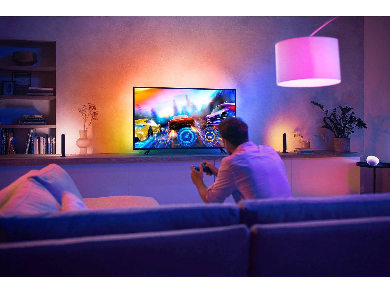 Philips Hue Play Gradient Lightstrip TV 55 | Op voorraad Philips Hue Play Gradient Lightstrip TV 55 | Op voorraad