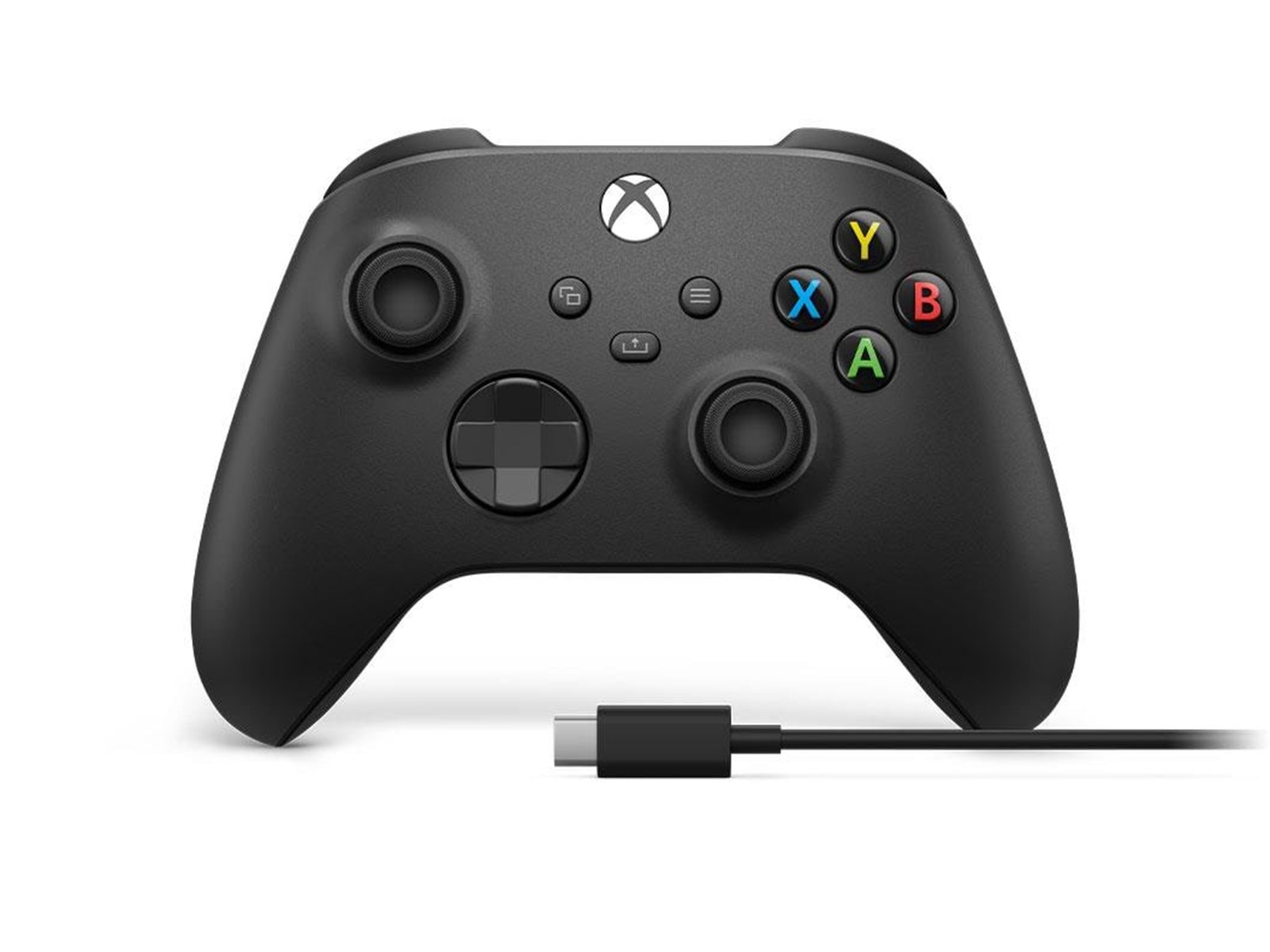 Microsoft Xbox Carbon Black + USBC Cable Wireless Controller