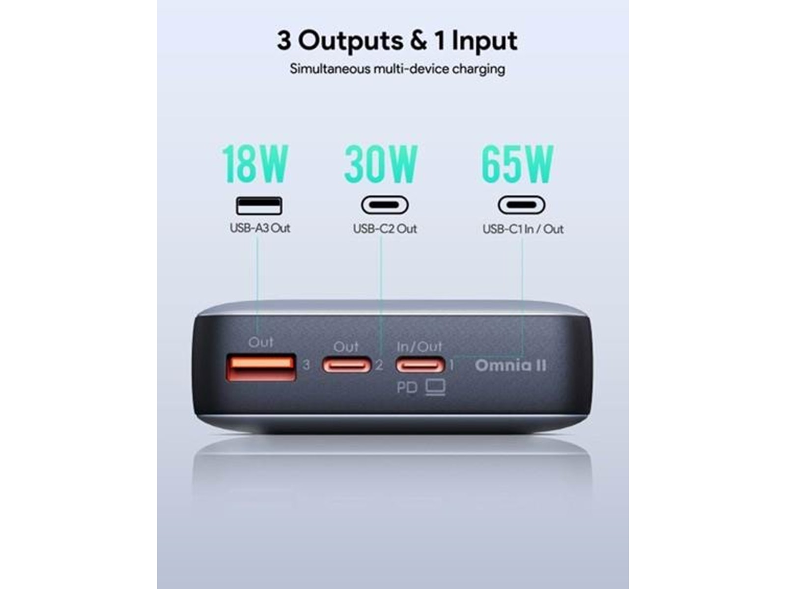 aukey wireless power bank 20000mah