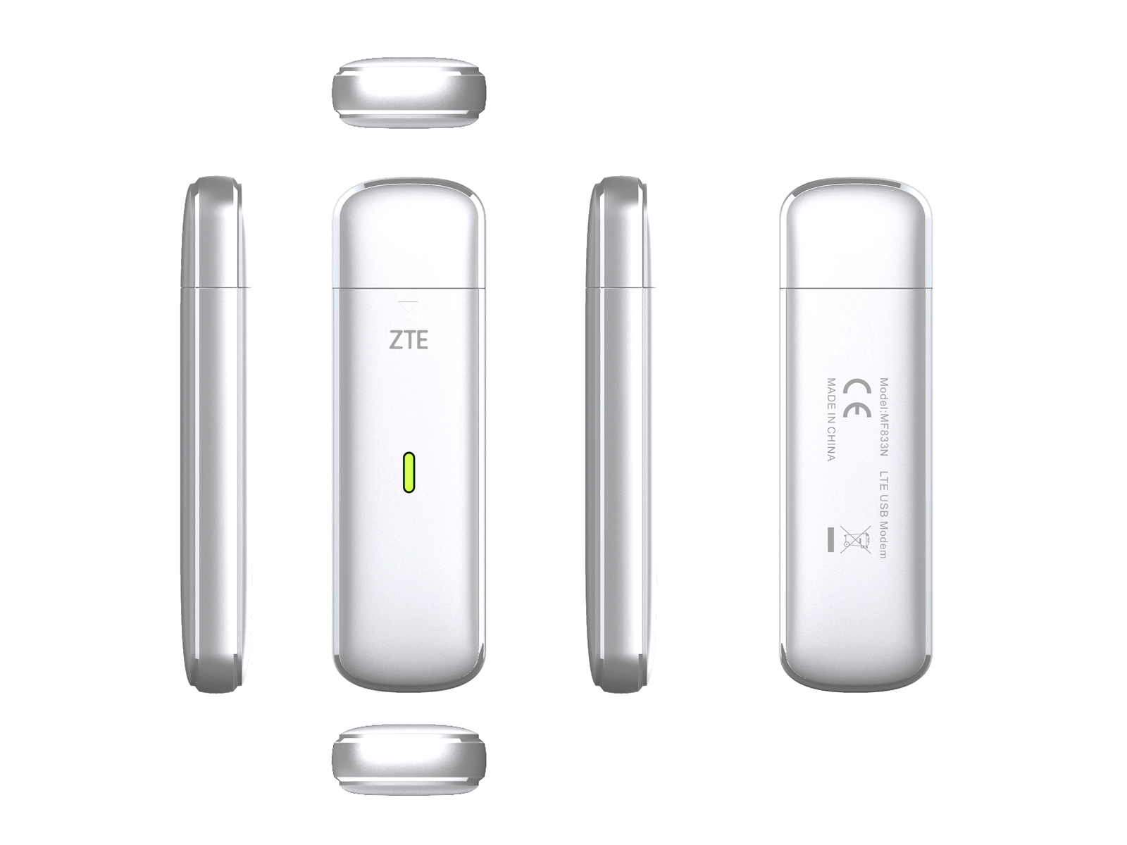 Modem 4G ZTE MF833N - Portable Et Léger (30 G) - Connectivité LTE