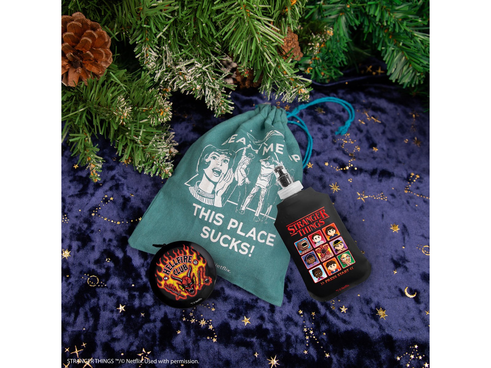 Sac réutilisable Stranger Things avec imprimé officiel | Grand