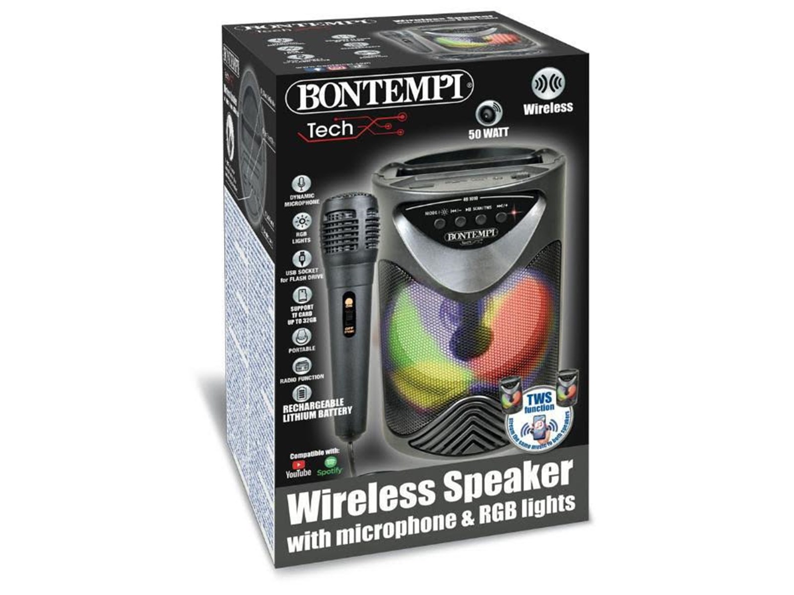 bontempi-wireless-speaker-with-microphone-and-rgb-light-effects