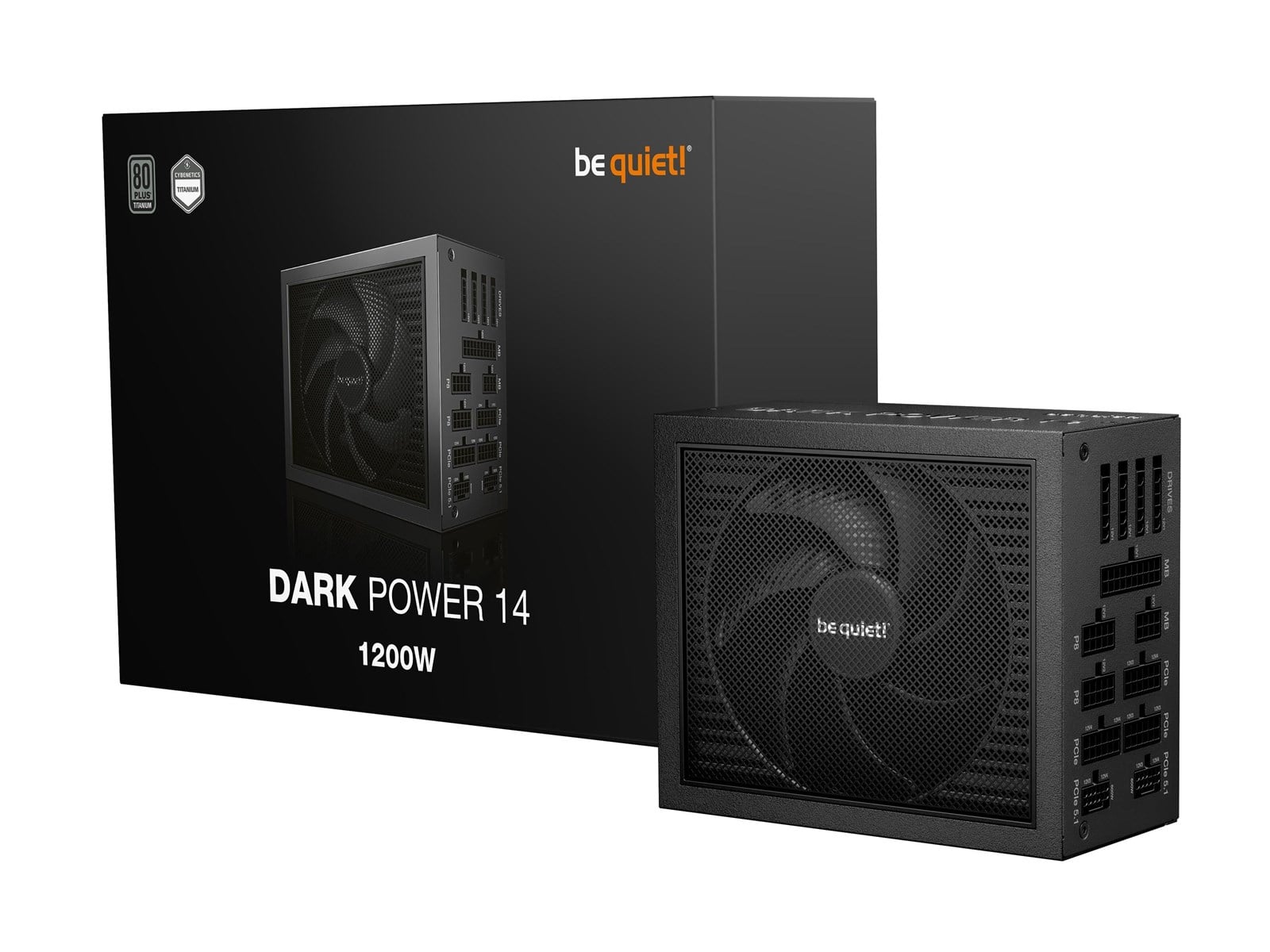 be quiet! Dark Power 14 Voeding - 1200 Watt - 140 mm - ATX 3.1 - 80 ...