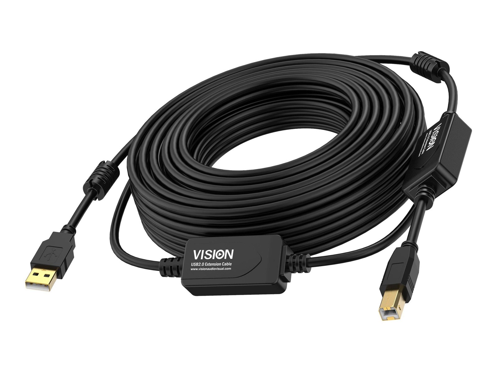 Vision Loop Usb Vision - USB cable - USB to USB Type B - 10 m | Voordelig