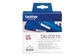 Papier, fotopapier en etiketten - Brother DK22210 - Black on white - Roll (2.9 cm x 30.5 m) - DK22210