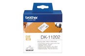 Papier, fotopapier en etiketten - Brother DK-11202 - Zwart On Wit - 62 x 100 mm 300 label(s) - DK-11202