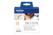 Papier, fotopapier en etiketten - Brother DK11218 - Zwart on Wit - DK11218