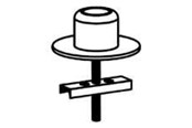 Muurbevestigingen, AV-bevestigingen & AV-meubels - Ergotron DS100 GROMMET MOUNT - Max - recommended for - 60-350-200