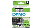 Papier, fotopapier en etiketten - DYMO D1 Labels 9mm x 7m Roll Zwart Print on Wit Self-Adhesive Labels for LabelManager Label Printers / S0720680 - S0720680