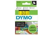 Papier, fotopapier en etiketten - DYMO ® D1 Tape 6mm x 7m black on yellow - 43618