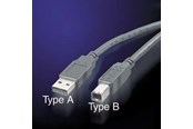 USB-kabel - Roline USB 2.0 A-B Cable - 4.5 Meters - 11.02.8845-100
