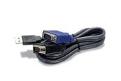 KVM-kabel - TRENDnet KVM-kabel USB 4.5M - TK-CU15