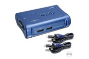 KVM Switch - TRENDnet 2-Port USB KVM-schakelaar / Kabler - TK-207K