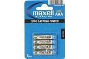 Batterij - Maxell Batterij - Alkaline AAA - 4 Pack - 723671