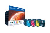 Inkt, toner en verbruiksartikelen - Brother LC 1100HY Value Pack - Inktpatroon Cyaan - LC1100HYVALBPDR