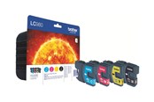 Inkt, toner en verbruiksartikelen - Brother LC980VALBP / LC 980 Value Pack 4-Pack - Inktpatroon Cyaan - LC980VALBP