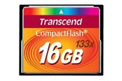 Geheugenkaart - Transcend Compact Flash 133x - 50MB/s - 16GB - TS16GCF133