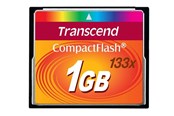 Geheugenkaart - Transcend Compact Flash 133x - 50MB/s - 1GB - TS1GCF133