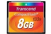 Geheugenkaart - Transcend Compact Flash 133x - 50MB/s - 8GB - TS8GCF133
