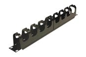 Rackkoffers - Deltaco Rack cable management panel 1U 19" - 19-2