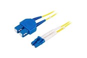 Netwerk - kabel - Deltaco Fiberkabel LC - SC duplex 1m - LCSC-1S