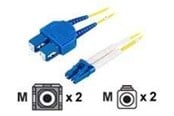 Netwerk - kabel - Deltaco Fiberkabel LC - SC duplex sing - LCSC-2S