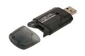 Geheugenkaart - adapter en kaartlezer - LogiLink USB Card Reader Black - CR0007