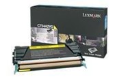 Inkt, toner en verbruiksartikelen - Lexmark C734A2YG Toner Yellow - C734A2YG