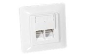 Accessoires - Equip Netværksudtag C5 8/8. Signalhvid - 125721