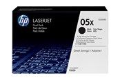 Inkt, toner en verbruiksartikelen - HP 05XD / CE505XD 2-Pack Zwart Toner - Lasertoner Zwart - CE505XD