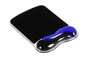 Muismat & accessoires - Kensington Duo Gel Muismat met Polssteun - Blauw/Zwart - 62401