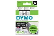 Papier, fotopapier en etiketten - DYMO ® D1 Tape 9mm x 7m black on transparent - 40910