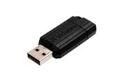 USB-stick - Verbatim PinStripe - Zwart - 8GB - USB-stick - 49062