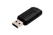 USB-stick - Verbatim PinStripe - Zwart - 16GB - USB-stick - 49063