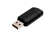 USB-stick - Verbatim PinStripe - Zwart - 32GB - USB-stick - 49064