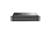 Netwerkapparatuur & Uitbreiding naar draadloos - TP-Link TL-MC1400 14-Slot Rackmount Chassis for Media Converts 2U 19" - TL-MC1400