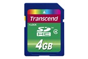 Geheugenkaart - Transcend SDHC Std Class 4 - 4GB - TS4GSDHC4