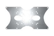 Muurbevestigingen, AV-bevestigingen & AV-meubels - Neomounts LCD beugel - Zilveren kleur 75/75 tot 400/200 - Max 35 kg - recommended for 52" - FPMA-VESA400