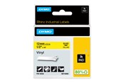 Papier, fotopapier en etiketten - DYMO ® Rhino Industrial Tape 12 mm x 5.5m coloured vinyl black on yellow - 18432