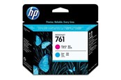 Inkt, toner en verbruiksartikelen - HP 761 - Printhead Cyaan - CH646A