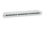 Accessoires - Digital Data Equip Premium 24-Port Cat.6 Shielded Patch Panel Light Grey - 326324