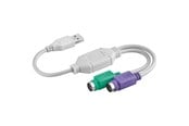 PS/2 kabel - Pro USB-adapter - USB - 2 x PS/2: USB-adapter - USB - 2 x PS/2 - 4040849509650