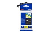 Papier, fotopapier en etiketten - Brother TZ e325 - White On Black - Roll (0.9 cm x 8 m) 1 Cassette(s) Laminated Tape - TZE325