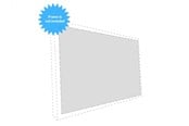 Projectordoek - Multibrackets Extra Cloth M Grey Plus Gain 0.90 16:9 108" - 7350022734739