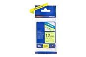 Papier, fotopapier en etiketten - Brother TZEC31 / TZe-C31 Black on fluorescent Yellow Ribbon (12mm x 5m) - TZeC31