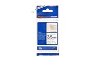 Papier, fotopapier en etiketten - Brother TZEN201 3.5mm (0.13") Zwart on Wit Non-Laminated Super Narrow tape for P-touch 8m - TZEN201