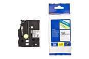 Papier, fotopapier en etiketten - Brother TZE161 - Black On Clear - Roll (3.56 cm x 8 m) - TZE161