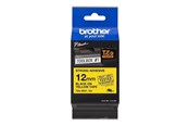 Papier, fotopapier en etiketten - Brother Tape brother 12 mm black/yellow strong adhesive - TZES631