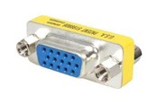 Beelscherm- en tv-kabel - StarTech.com Slimline VGA HD15 Gender changer - GC15HSF
