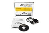 Netwerk-adapter (netwerkkaart, printserver, enz.) - StarTech.com USB Aan RS232 Serial DB9 AV / multimedia paneel Cable with COM Retention - ICUSB232PRO